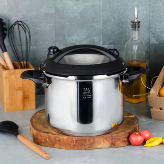 Ta Presto 6 Liter Pressure Cooker With Induction Base Black