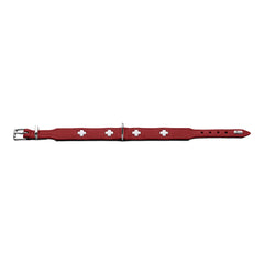 Hundehalsband Hunter Swiss 41-49 cm Rot/Schwarz