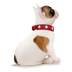 Dog collar Hunter Swiss Red/Black (41-49 cm)