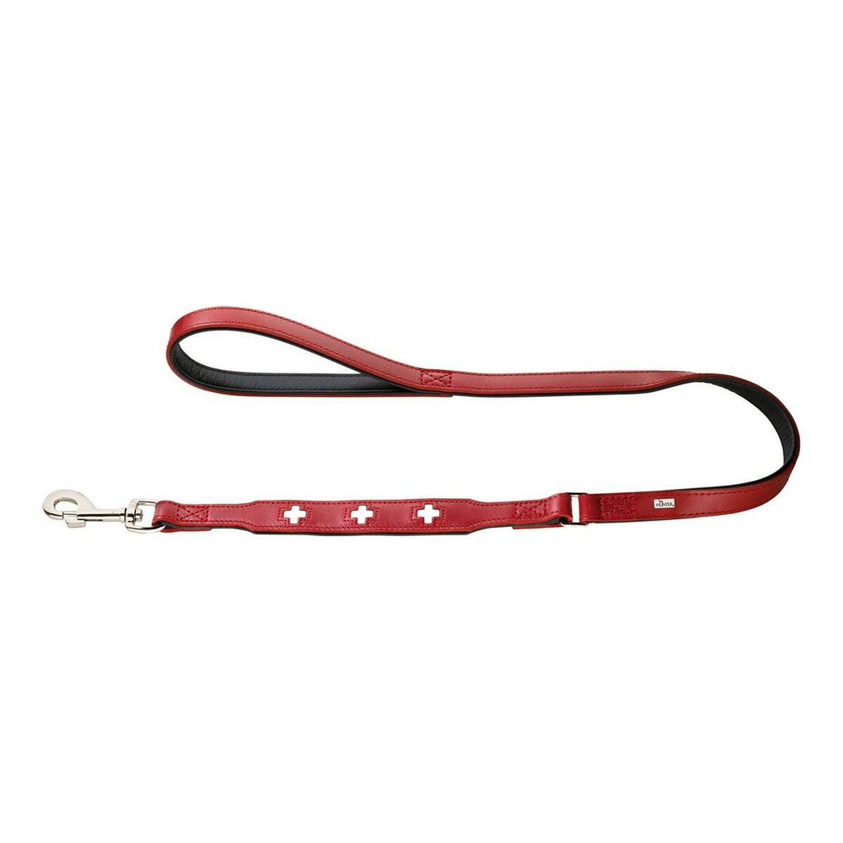 Dog Lead Hunter Swiss Red/Black (100 cm)