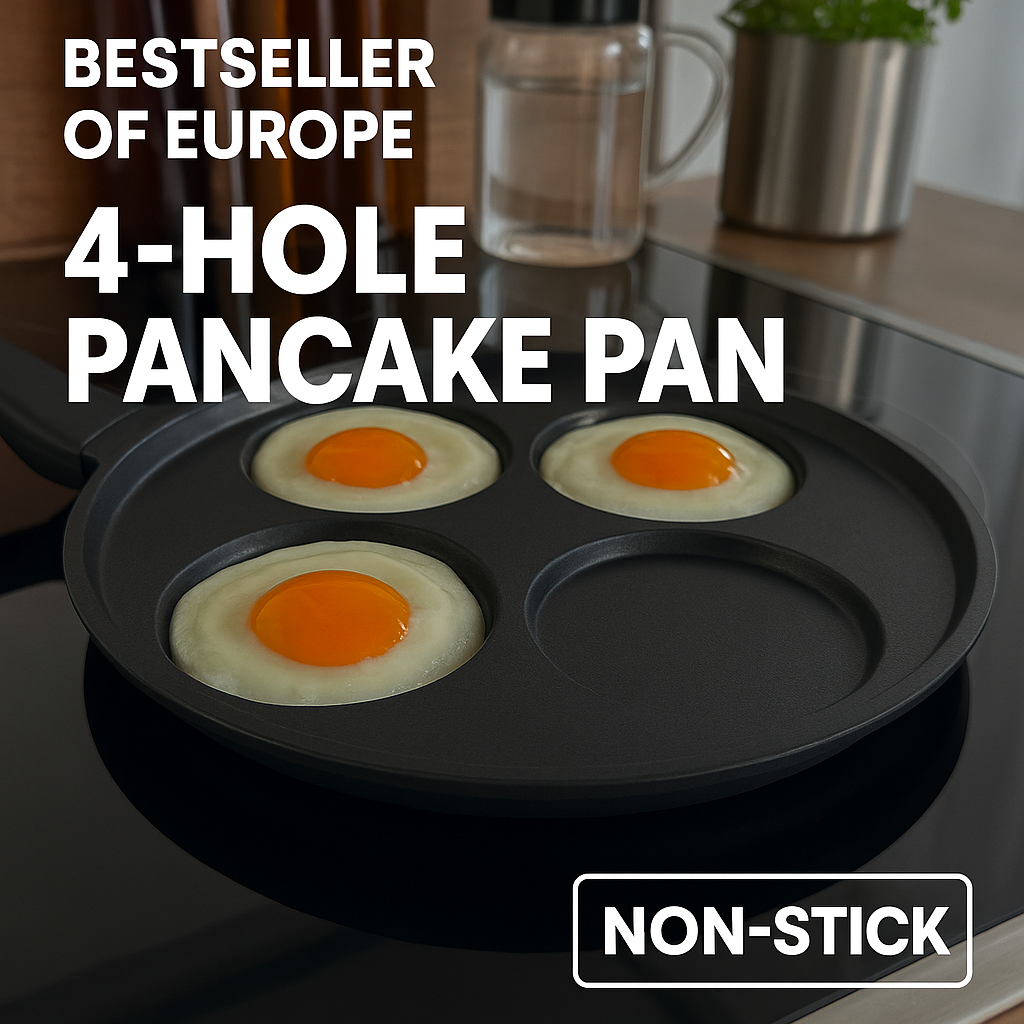 Galatrends 4 Hole Pancake Pan - SAVE %50 DISCOUNT