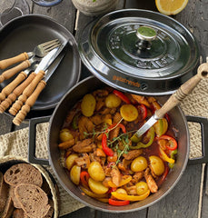 Lava Cast Round Casserole Black 24 cm  LV Y TC 24 K2-4,47 litre