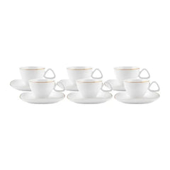 Karaca Middle Kaffeetassen-Set 90 ml für 6 Personen