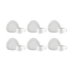 Karaca Streamline Tribe Teetasse Set für 6 Personen 200 ml