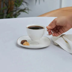 Karaca Streamline Middle Tea Cup Set for 6 Person 200ml