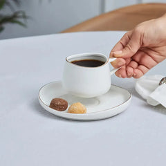 Karaca Streamline Hole Tea Cup Set for 6 Person, 200ml