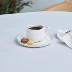 Karaca Streamline Hole Tea Cup Set for 6 Person, 200ml