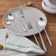 Karaca New Flow 84-Piece Cutlery Set Elegance With Specıal Box