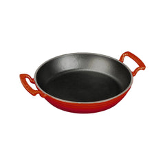 Lava Casting Ronde Sahan Gietijzeren Pan met Dubbel Handvat Diameter (Ø) 24 cm. LV Y TV 24 SHN R