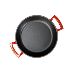 Lava Casting Ronde Sahan Gietijzeren Pan met Dubbel Handvat Diameter (Ø) 24 cm. LV Y TV 24 SHN R