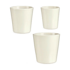 Set of pots White Clay (6 Units)