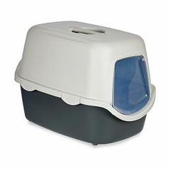 Cat Litter Box Stefanplast Anthracite Light grey Plastic 56,5 x 39,5 x 39 cm (20 Units)