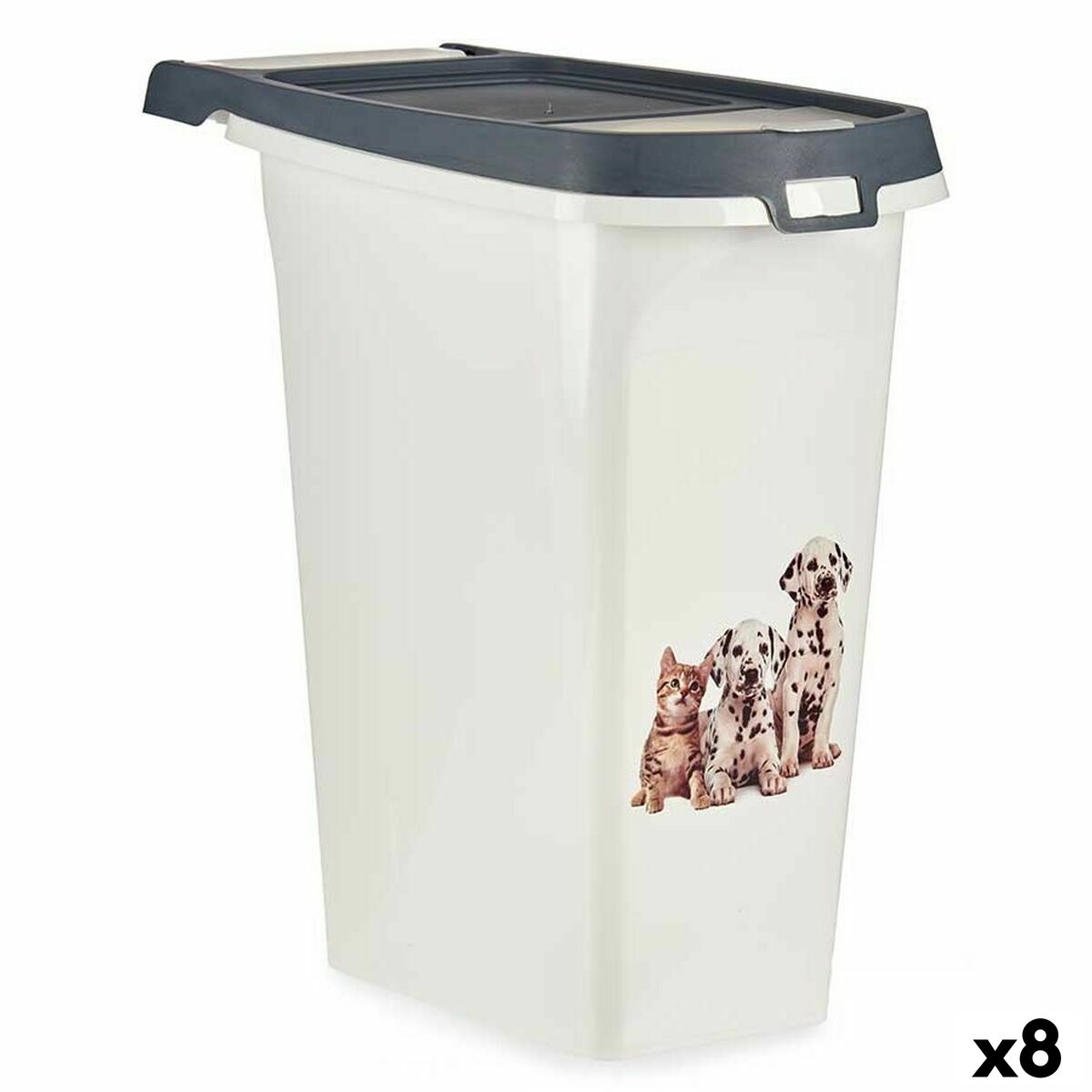 Dispensador Pets Antracita 10 L (8 Unidades)