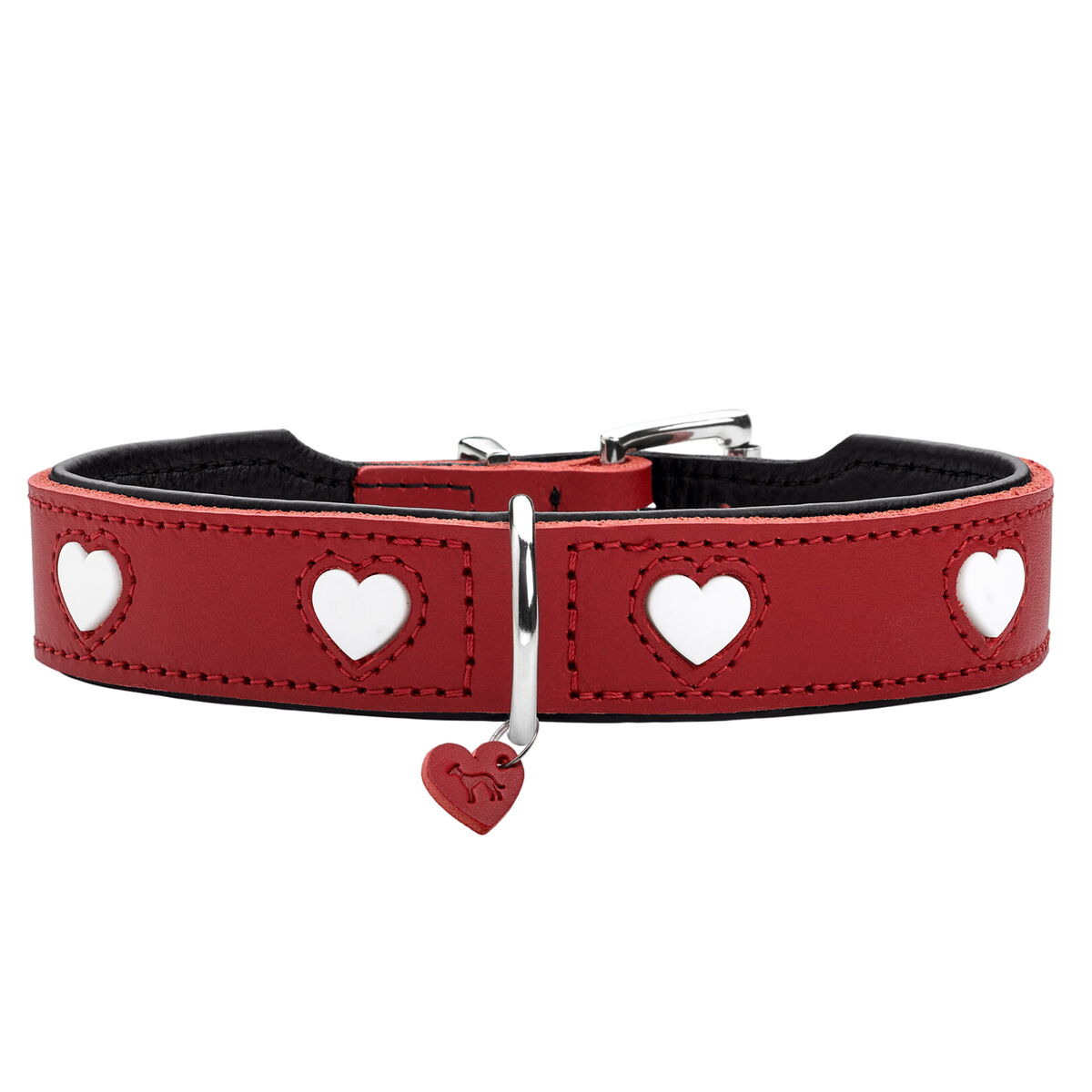 Collier pour Chien Hunter Love M/L 47-54 cm Rouge