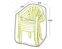 Chair Cover Aktive 66 x 120 x 66 cm (6 Units)