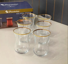 Paşabahçe Tempo set van 6 theeglazen