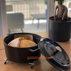 Lava Cast Round Casserole Black 24 cm  LV Y TC 24 K2-4,47 litre
