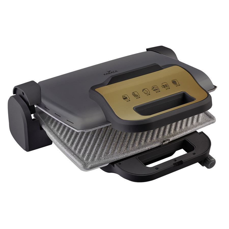 Karaca Retro Anthracite Grill and Toaster