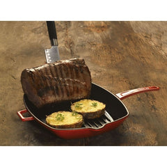 Lava Casting Red Grill Pan Metal Handle 28 cm LV P GT 2828 K0