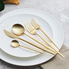Karaca Orion Shiny Gold 30 Pieces 6 Person Cutlery Set