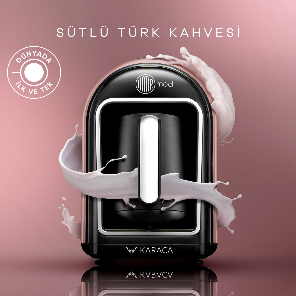 Karaca Hatır Mod Milk Turkish Coffee Machine Rosegold