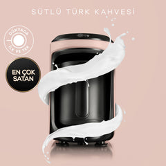 Karaca Hatır Hüps Sütlü Türk Kahvesi Makinesi İnci Pembesi