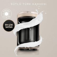 Karaca Hatır Hüps Milk Turkish Coffee Machine Beige