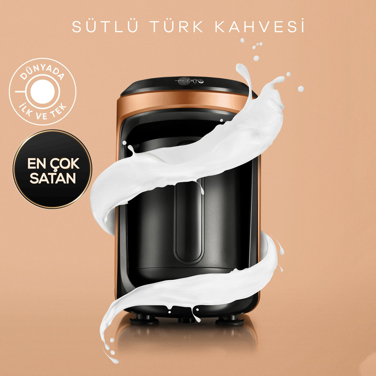 Karaca Hatır Hüps Milk Turkish Coffee Machine Bronze