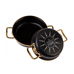 Karaca Retro Enamel Set of 2 Anthracite