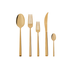 Karaca 30 Pieces Tivoli Gold Cutlery Set for 6 Persons