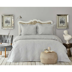 Karaca Home Eva Blue Double Bedspread Set