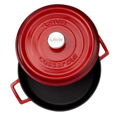 Lava Casting Multi-Purpose Shallow Pot Red 28 cm LV Y ST 28 K2