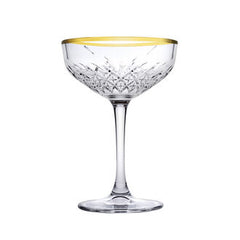 Paşabahçe Timeless Goldentouch Dessert Serveerschaal & Glas Set van 4 PB-440236GO