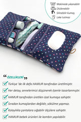 HAMUR Baby Wickeltasche Organizer Lila E64BC0850588HM