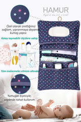 HAMUR Baby Diaper Bag Organizer Purple E64BC0850588HM