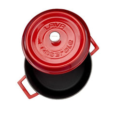 Lava Cast Round Casserole Red 24 cm  LV Y TC 24 K2 4,47 liter
