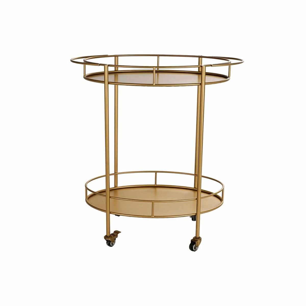 Multi-purpose Cart DKD Home Decor Copper Metal Crystal (70 x 35 x 78 cm)