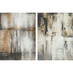 Painting DKD Home Decor 90 x 2,4 x 120 cm Abstract Modern (2 Units)