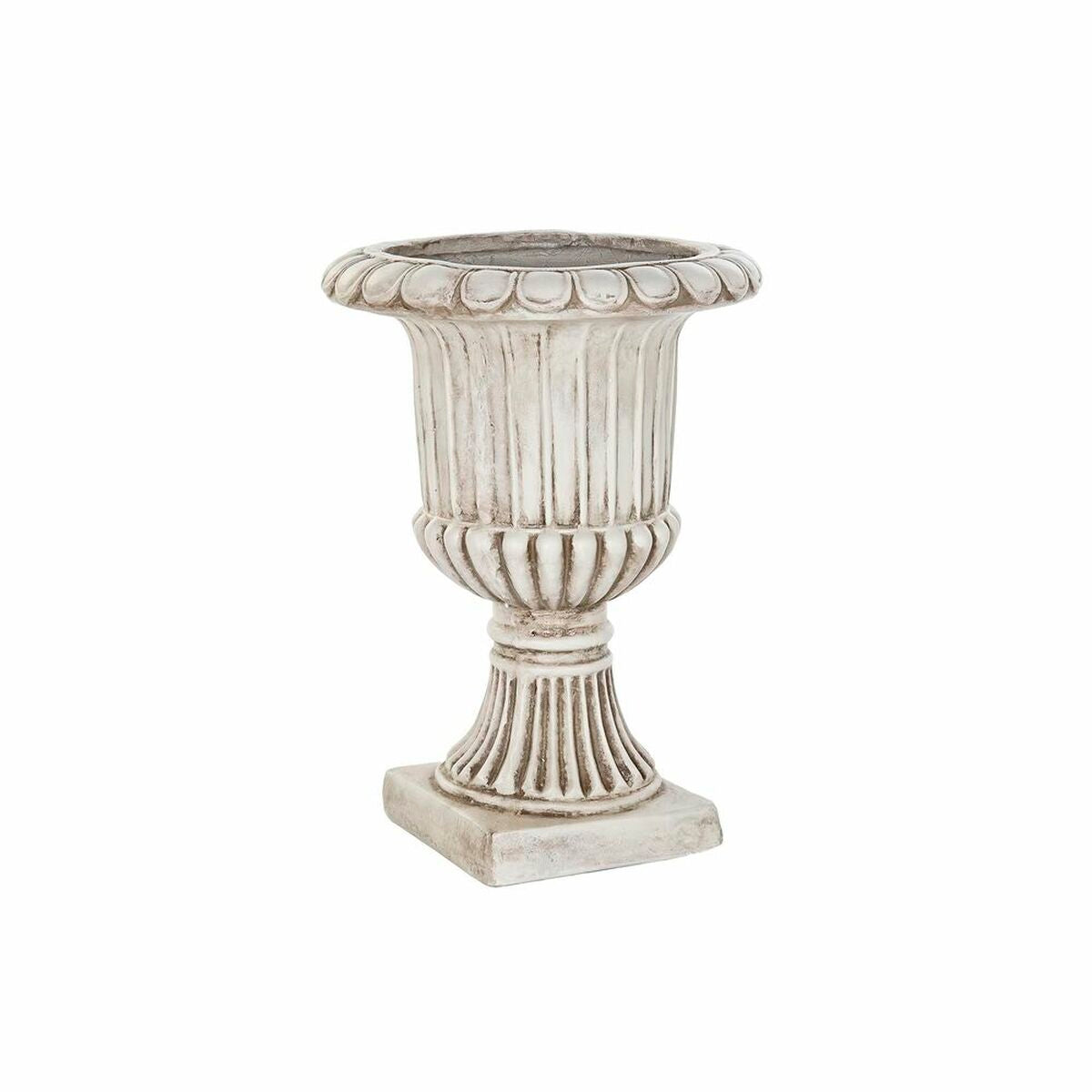 Planter DKD Home Decor Light grey Grey 45 x 45 x 61 cm Magnesium (45 x 45 x 61 cm)
