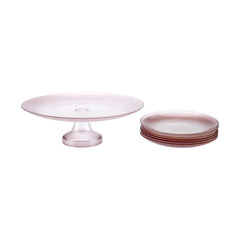 Karaca Coral 7-teiliges Dessert-Box/Kuchen-Set