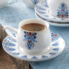 Karaca Relica Set of 6 Coffee Cups 90 ml