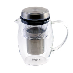 Karaca Borosilicate Oval Glass Teapot