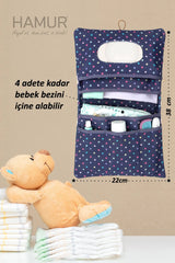 HAMUR Baby Diaper Bag Organizer Purple E64BC0850588HM