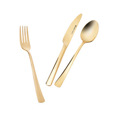 Karaca Arcadia 30 Piece Cutlery Set Shiny Gold