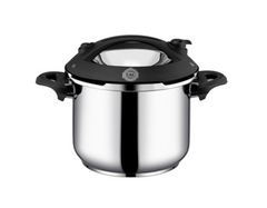 Taç Presto 6 Liter Pressure Cooker With Induction Base Black