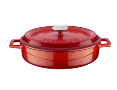 Lavagiet Multifunctionele Ondiepe Pot Rood 28 cm