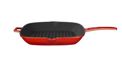 Lava Casting Red Grill Pan Metal Handle 28 cm LV P GT 2828 K0