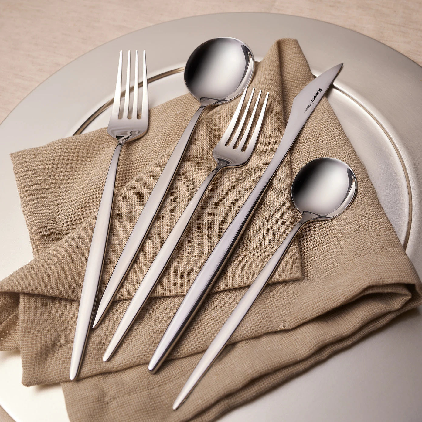 Karaca Porto 60 Pieces 12 Person Elegance Cutlery Set With Box