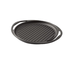 Poêle Grill Ronde En Fonte Manche Métal Lave Diamètre(Ø) 24 Cm - LV RE GR 24