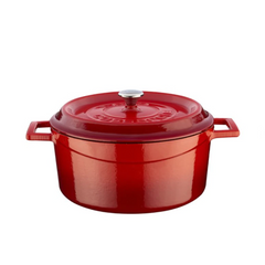 Lava Cast Round Casserole Red 24 cm  LV Y TC 24 K2 4,47 liter